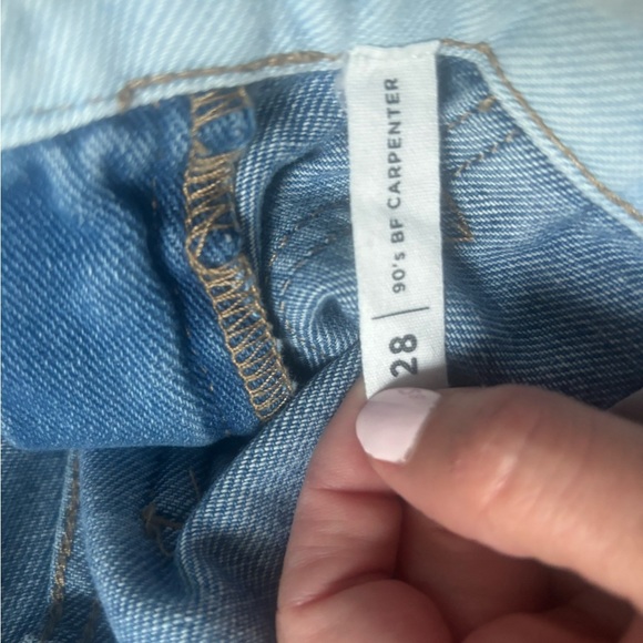 Pacsun Colorblock Boyfriend Cargo Carpenter Pants Womens size 28 - Picture 9 of 10